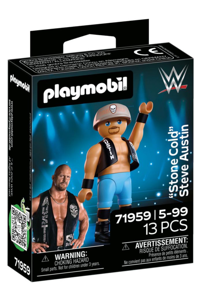 Playmobil WWE Stone Cold Steve Austin 120x93mm