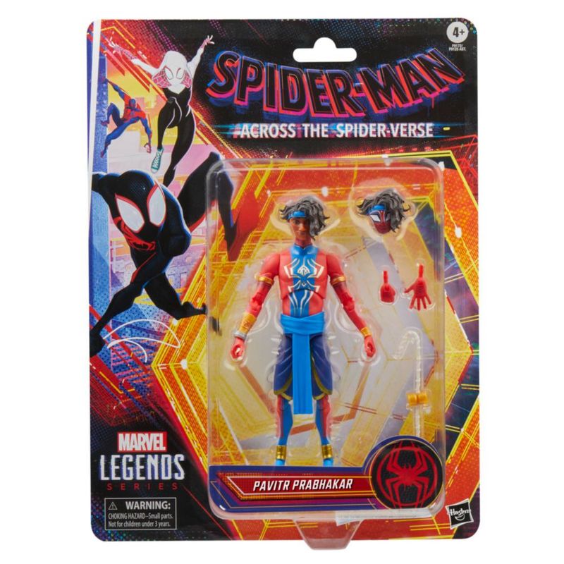Marvel Legends Pavitr Prabhakar Spider Man Figura Acción 15cm