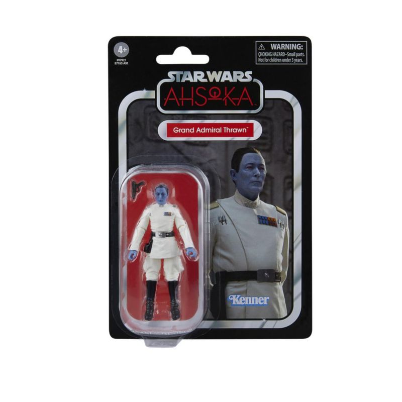 Star Wars Hasbro Grand Admiral Thrawn Figura Acción 9 5 cm Vintage