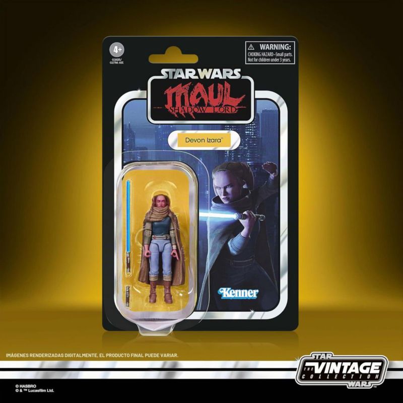 Star Wars Figura Acción Vintage Maul Shadow Lord Devon Izara 9 5 cm