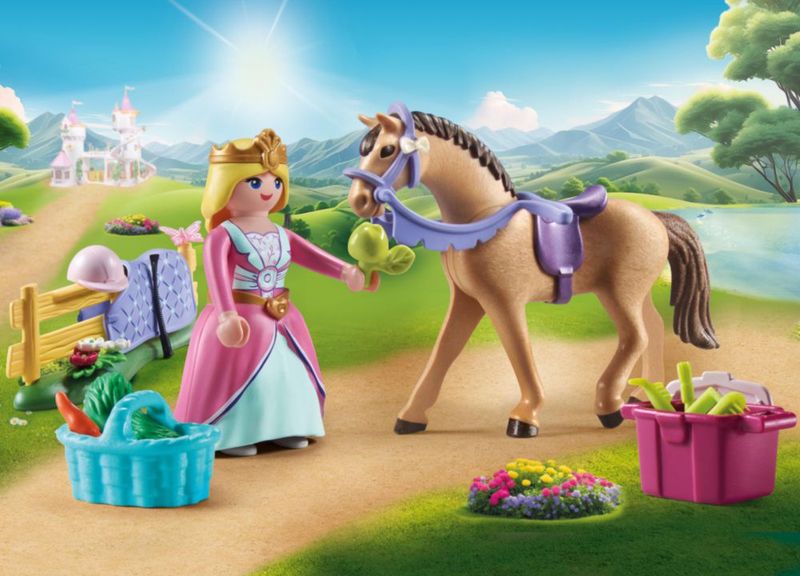Playmobil Princesa con Caballo Starter Pack para Niños