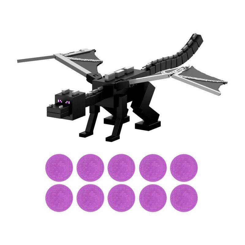 Minecraft Vanilla Figura Acción Enderdragon 3 25 Pulgadas Mattel