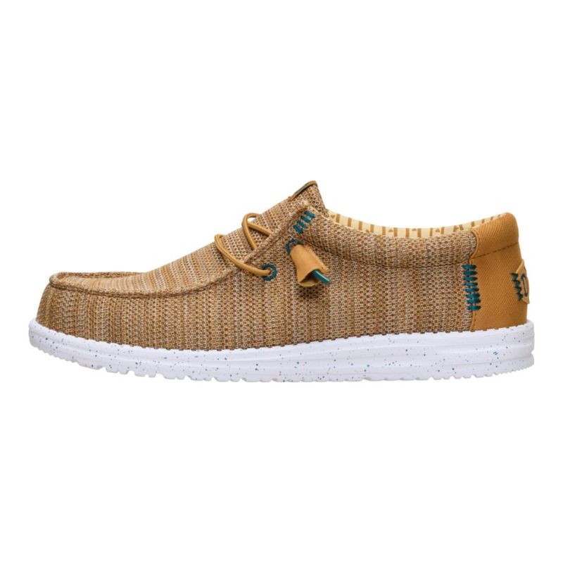 Zapatos HEYDUDE Wally Stretch Talla 10 Marrón Hueso/Multicolor