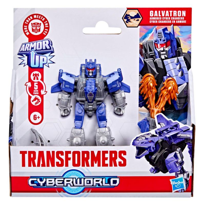 Transformers Figura Galvatron CYBERWORLD 10cm 2 en 1 Robot Dragón