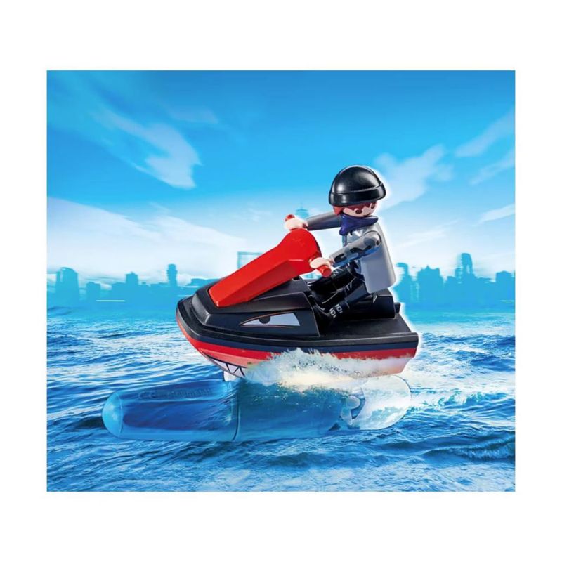 Playmobil Persecución policial en el Agua Multicolor