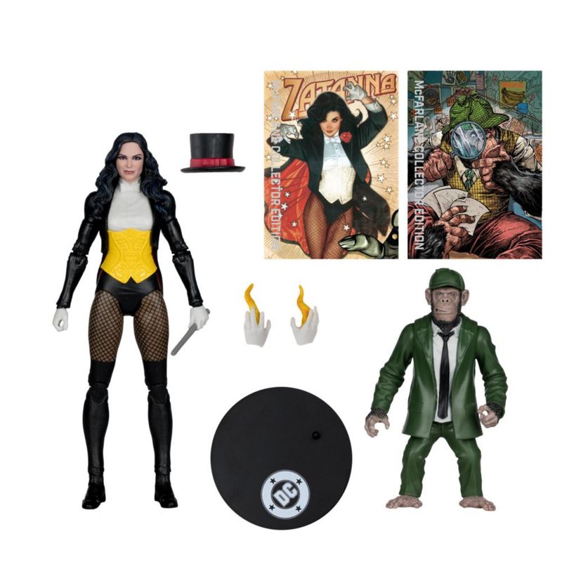 Figura McFarlane Collector Edition Dc Comics Zatanna 7 Pulgadas