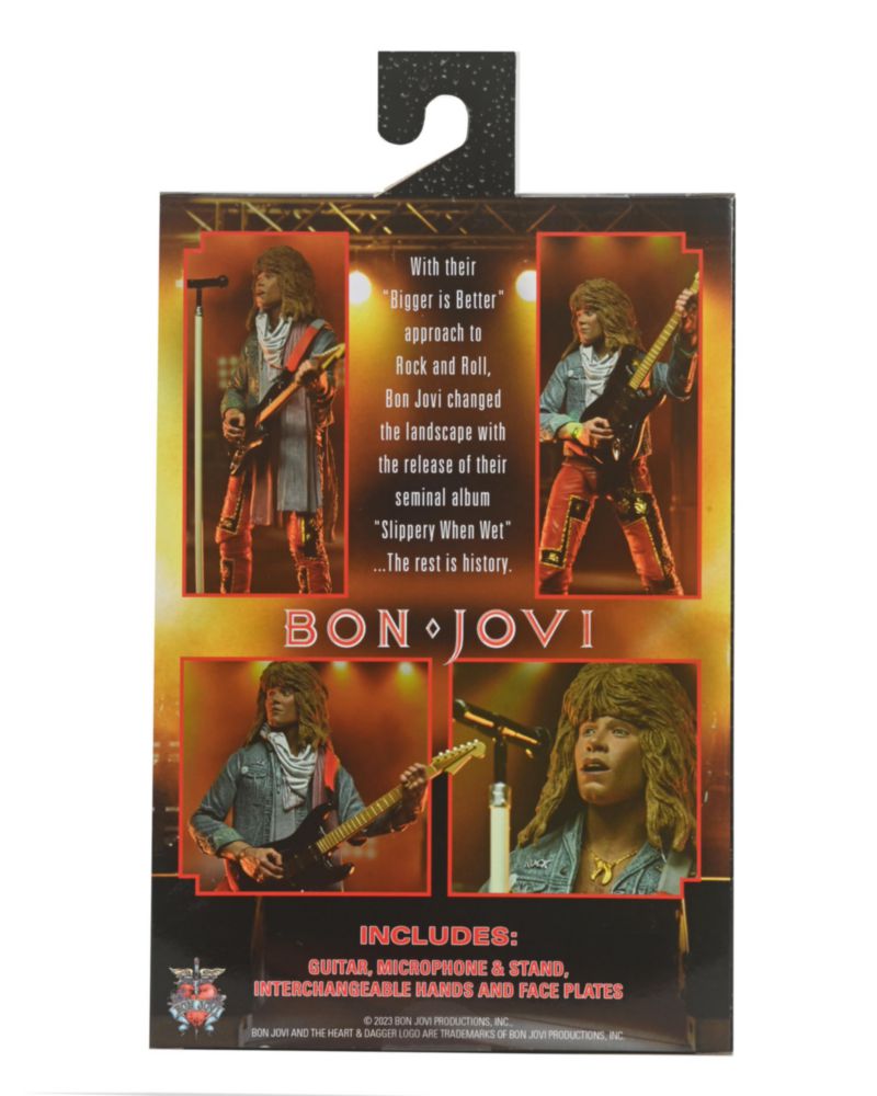 NECA Figura de acción Bon Jovi Slippery When Wet 7 Pulgadas