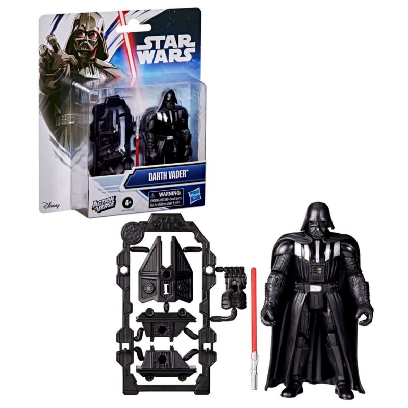 Star Wars ActionVerse Darth Vader Figura Acción 11 cm Articulada