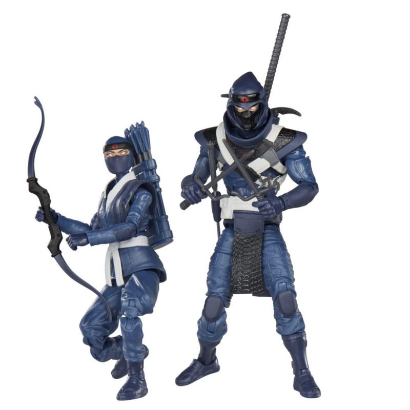 G I Joe Blue Ninjas 2 Pack 6 Pulgadas Accesorios Arte Personalizado