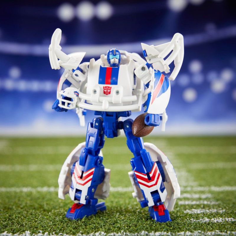 Transformers NFL Buffalo Bills Blizz Herd Figura Acción 14 cm