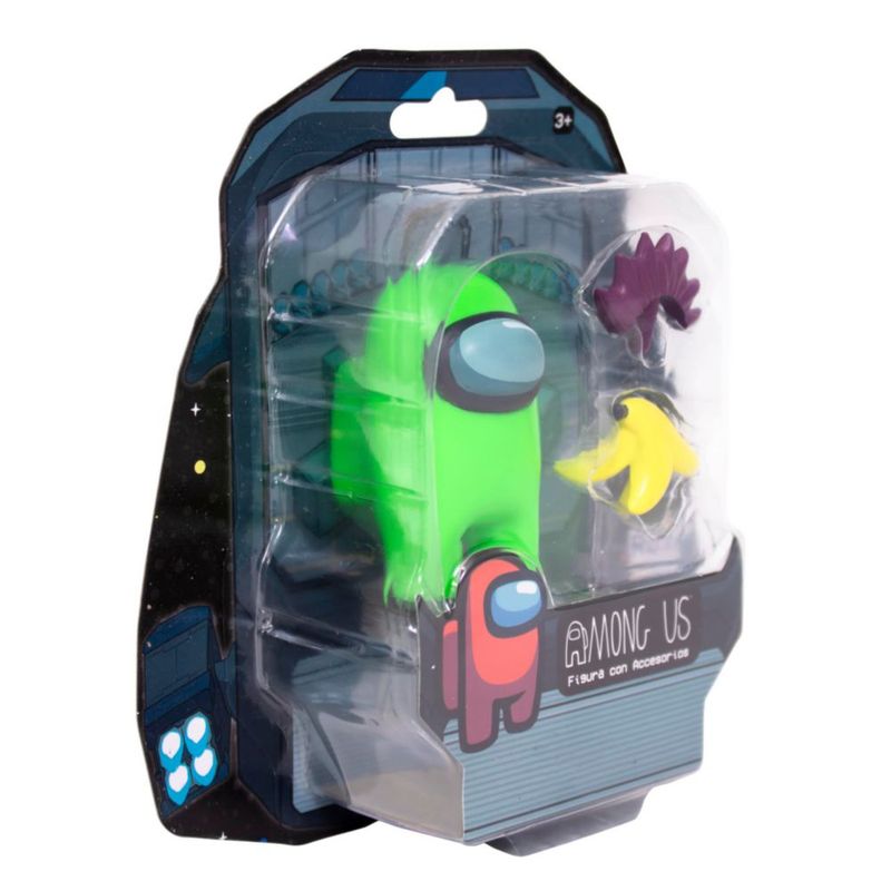 Ruz Mini Figura Tripulante Verde Among Us 6 cm PVC Coleccionable