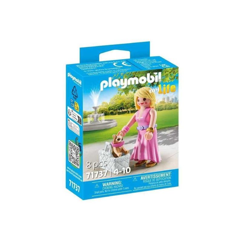 Playmobil It Girl con Chihuahua Rosado 9 cm