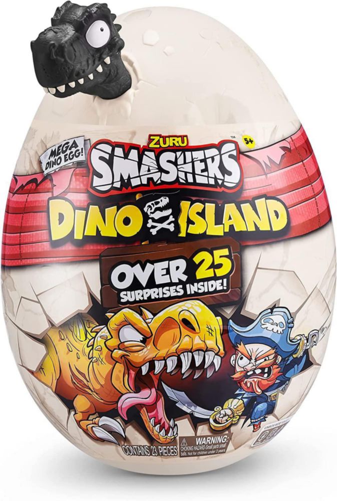 Smashers Dino Island Mega Egg T Rex Juguete para niños de 5 años