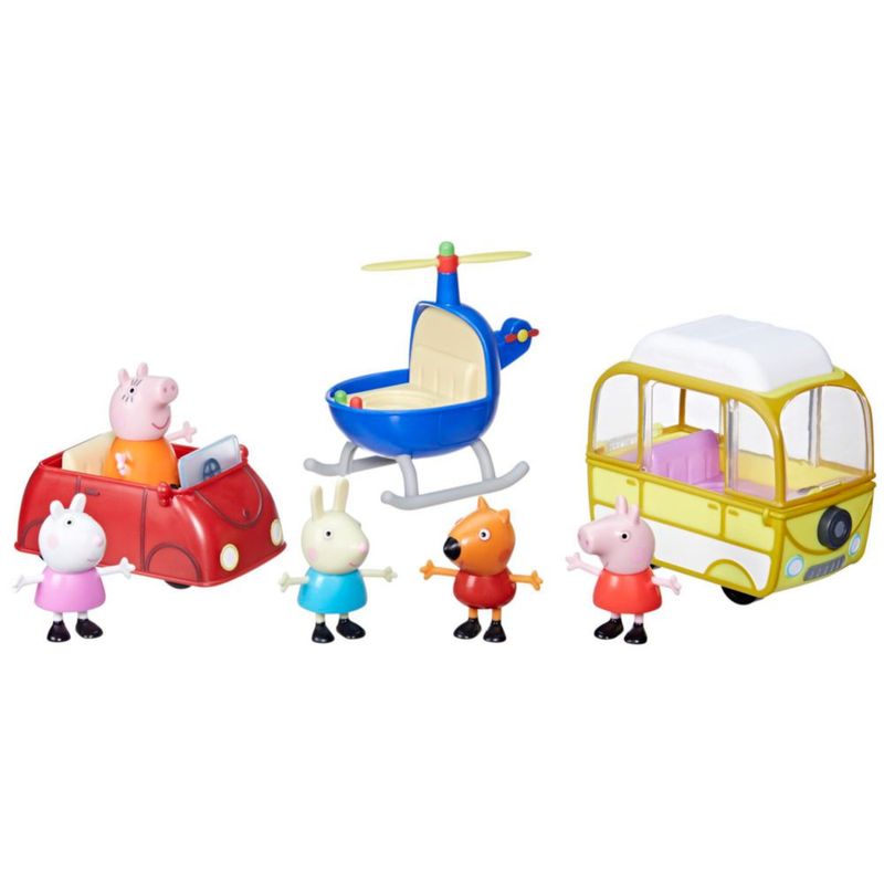 Juego de vehículos pequeños Peppa Pig Rosa 5 piezas