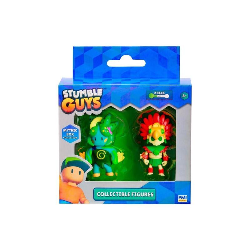 Stumble Guys Mythic Figures 2 Pack Aleatorio Multicolor