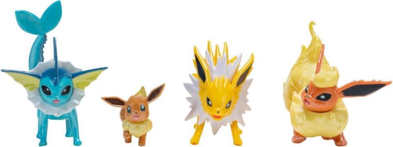 Jazwares Pokémon Select Eevee Evolution Pack Figuras de Batalla