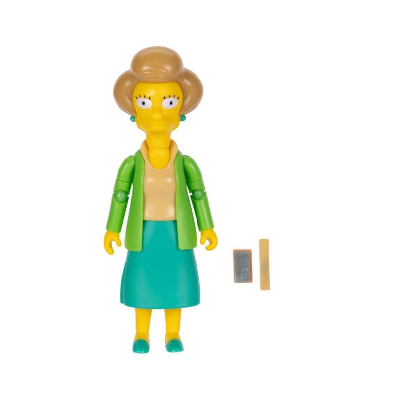 The Simpsons Cifras de acción Edna Krabappel 5 Pulgadas JAKKS Pacific