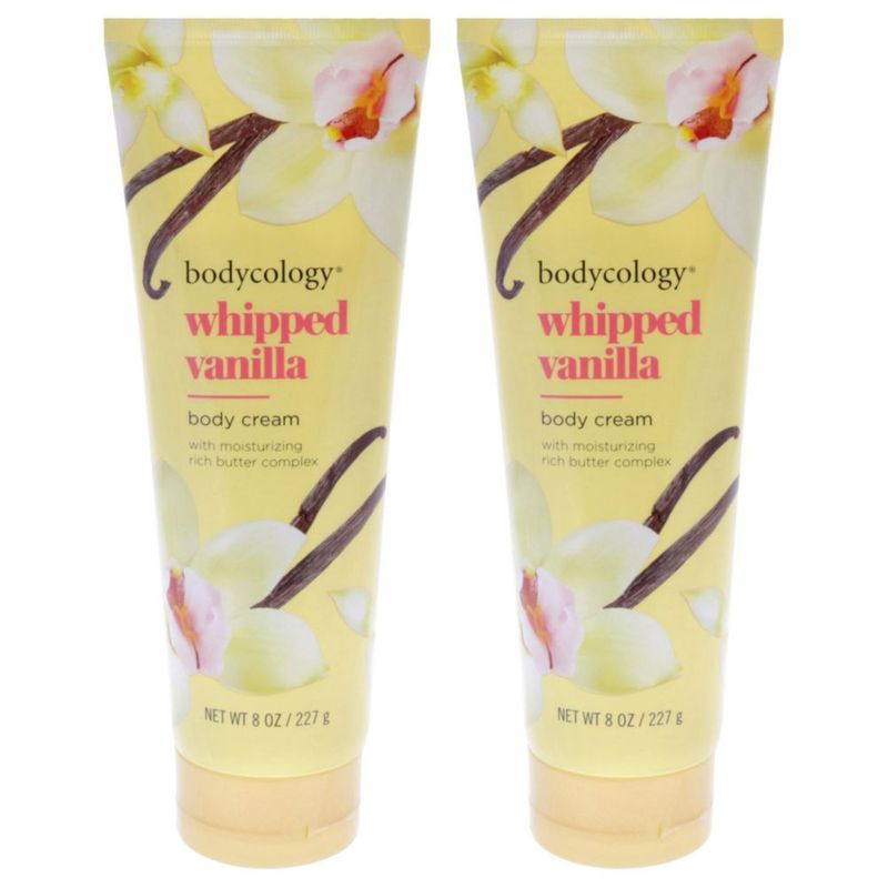 Crema corporal Bodycology Whipped Vanilla 240 ml paquete de 2