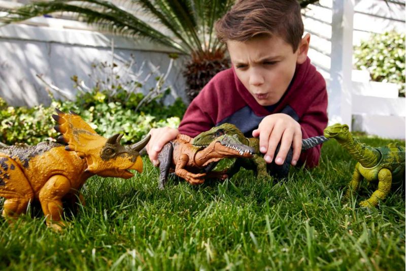 Jurassic World Orkoraptor Rugido Salvaje Mattel 4