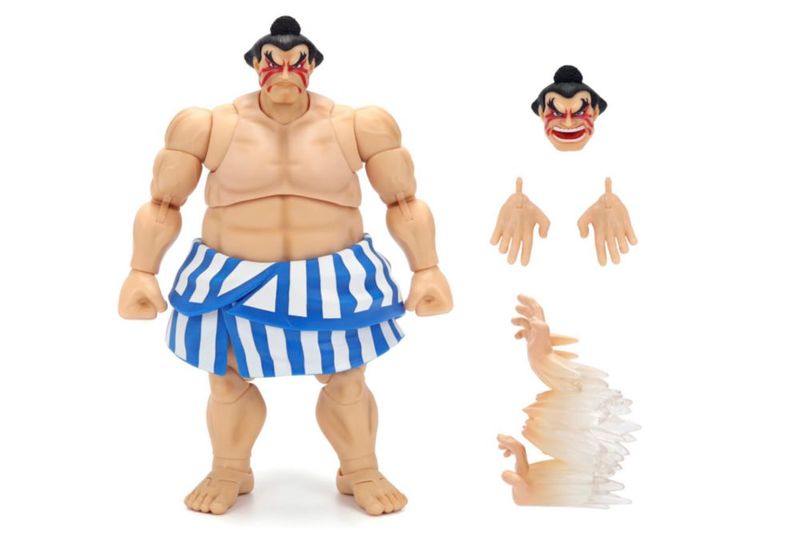 Jada Ultra Street Fighter II E Honda Figura Acción 1 12 6 Pulgadas