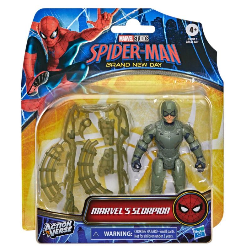 Marvel Figura Acción Spider Man Brand New Day ActionVerse Scorpion 11