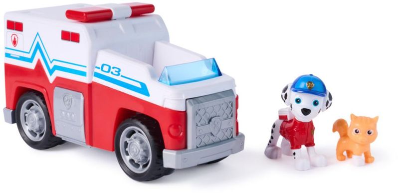 Paw Patrol Search Rescue vehículo de Rescate de Marshall con 2