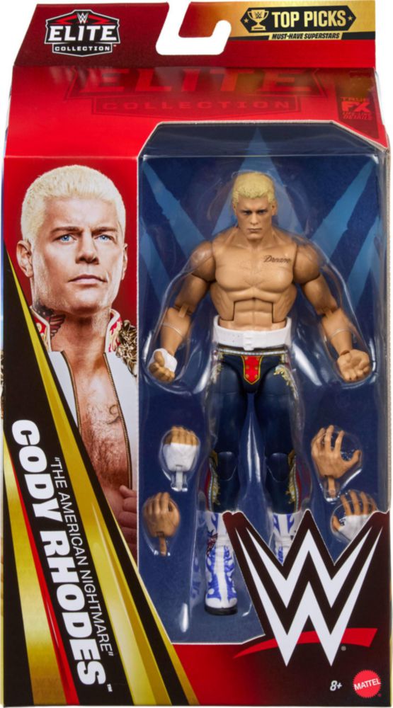 Figura de acción WWE Elite Cody Rhodes Mattel