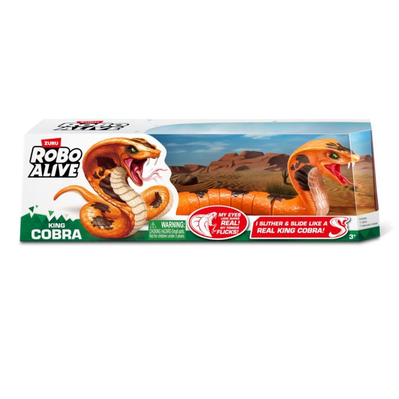 ZURU Robo Alive Figuras Animales Wildife Series 1 Cobra COBRA 44 5 cm