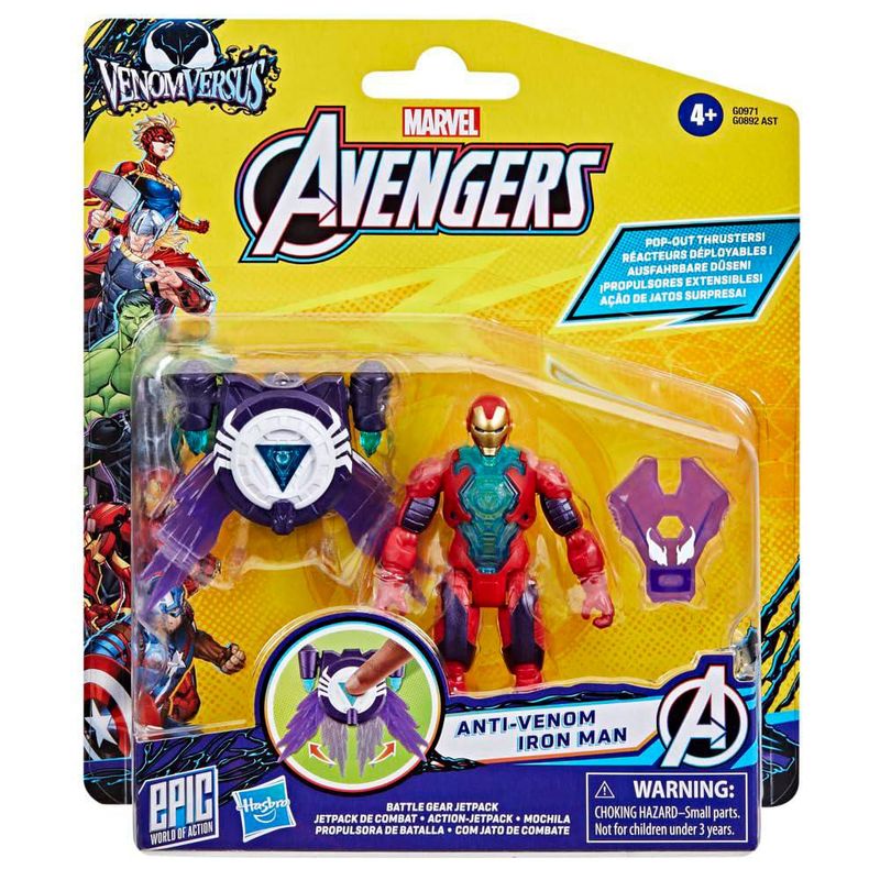 Anti Venom Iron Man MARVEL Avengers VenomVersus 10 cm Figura Acción