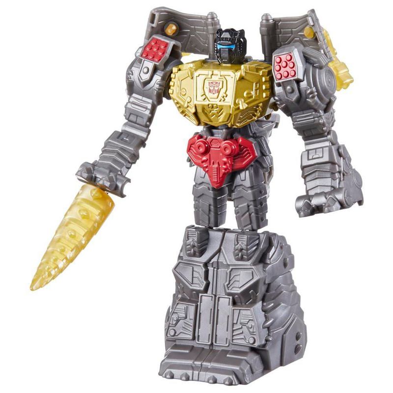 Transformers Grimlock Figura Acción Authentics Bravo 11cm Convertible