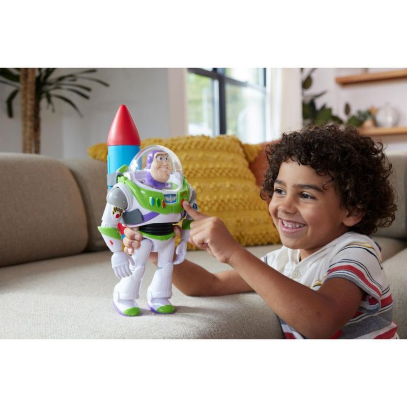 Figura de Acción Buzz Lightyear 12 con Cohete Disney Pixar Toy Story