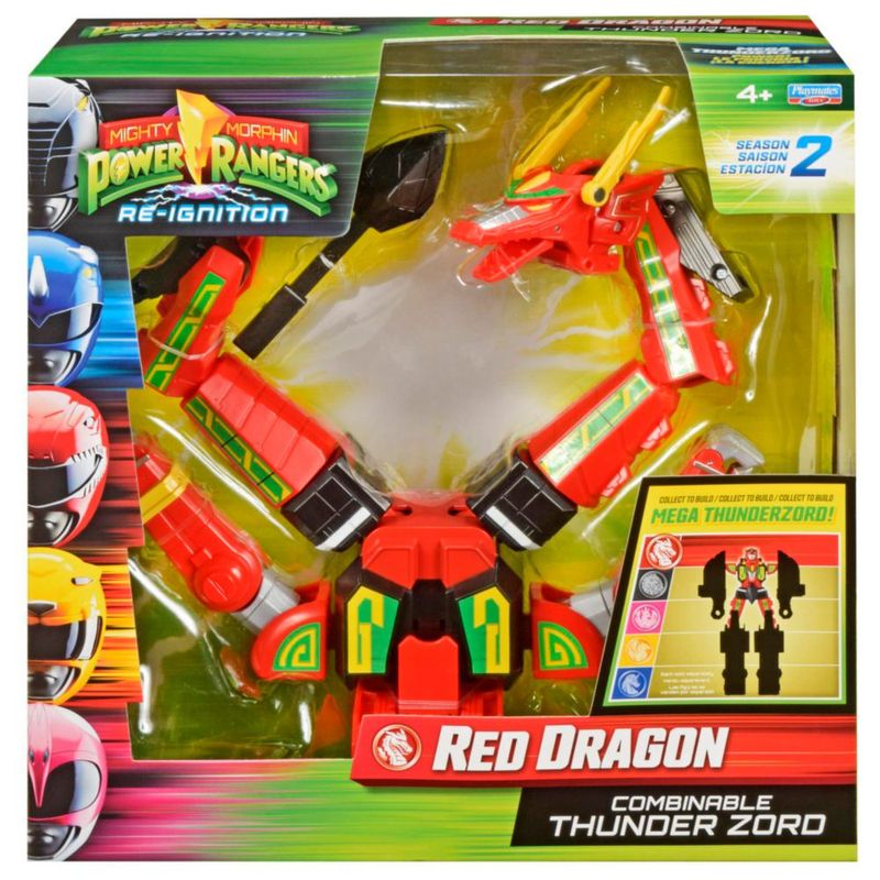 Red Dragon Thunderzord Power Rangers Mighty Morphin 10x5x10