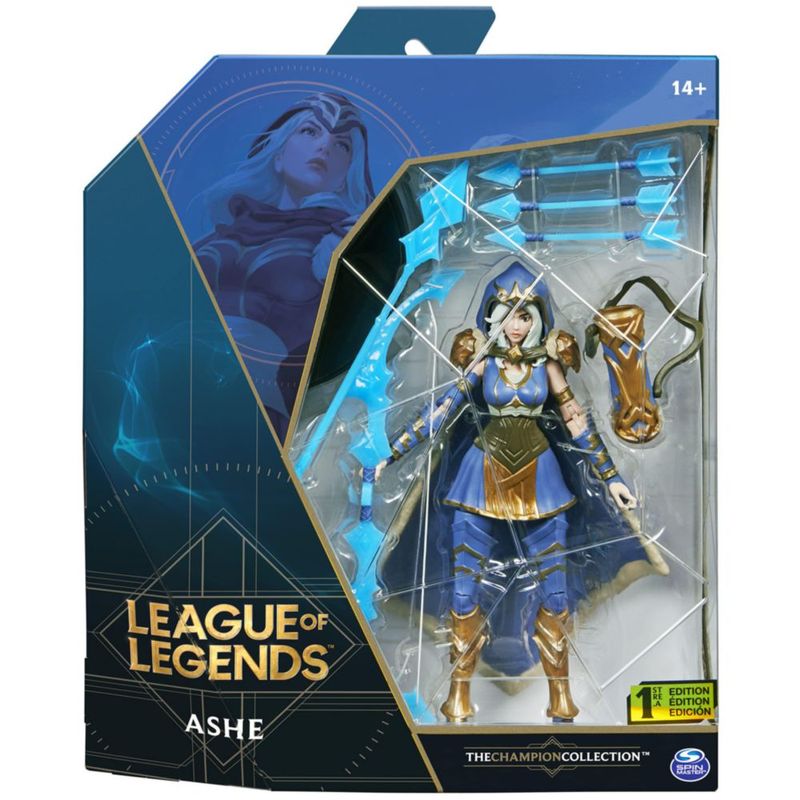 League of Legends Figura Ashe 15 2cm Coleccionable 18 Articulaciones