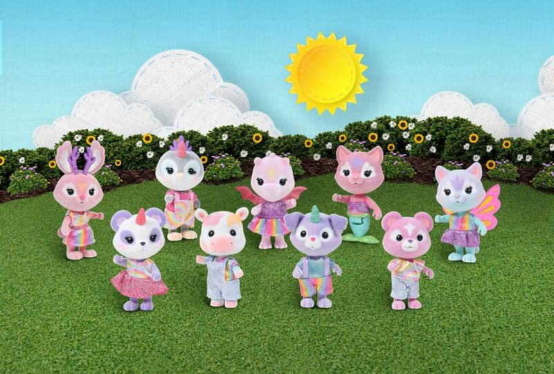 Sunny Days Honey Bee Acres Rainbow Ridge Pals 9 Muñecas Flocadas