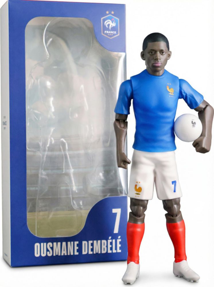 Figura Articulada Ousmane Dembélé Sockers 20 CM Coleccionista Fútbol