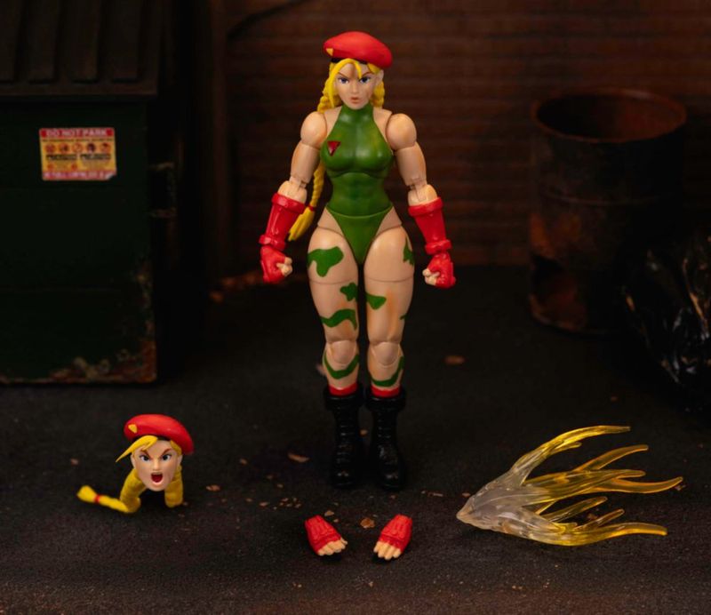 Jada Toys Figura Cammy Street Fighter II 1 12 Articulada Accesorios