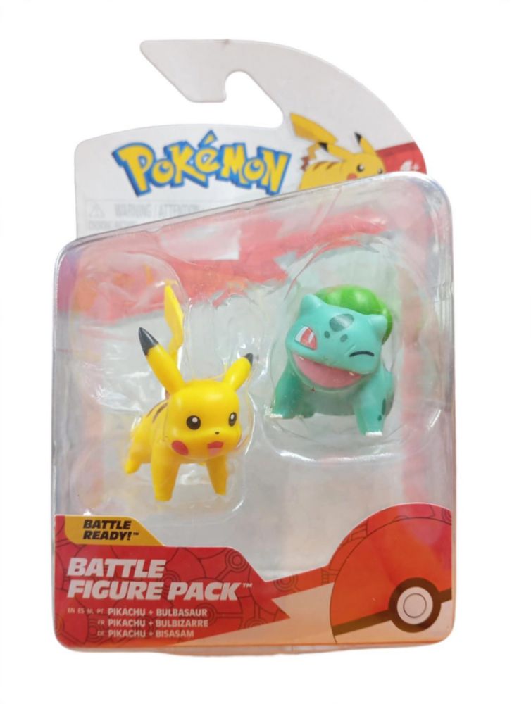 Figuras Pokémon Bulbasaur Pikachu 2 Pulgadas Plástico