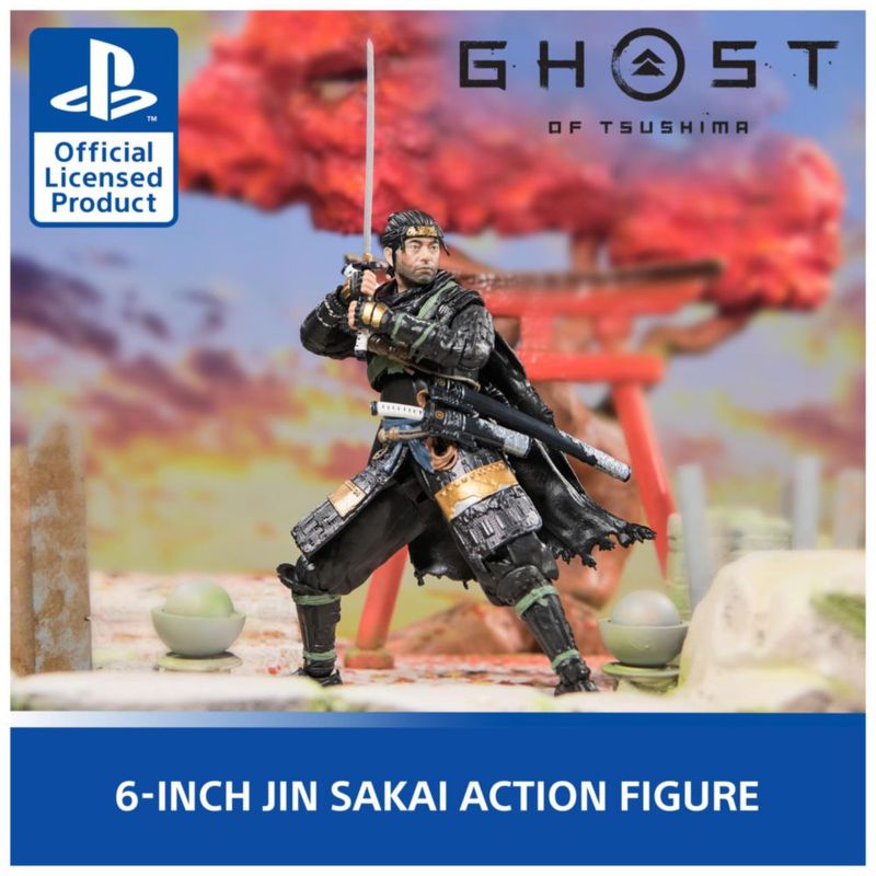 Figura Jin Sakai Ghost of Tsushima PlayStation The Shapes Collection