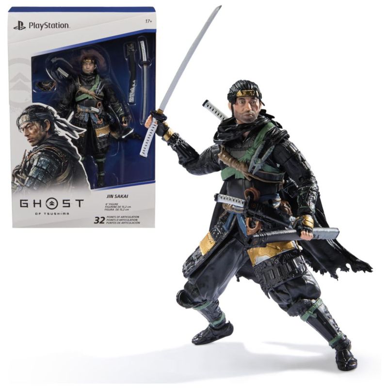 Figura Jin Sakai Ghost of Tsushima PlayStation The Shapes Collection