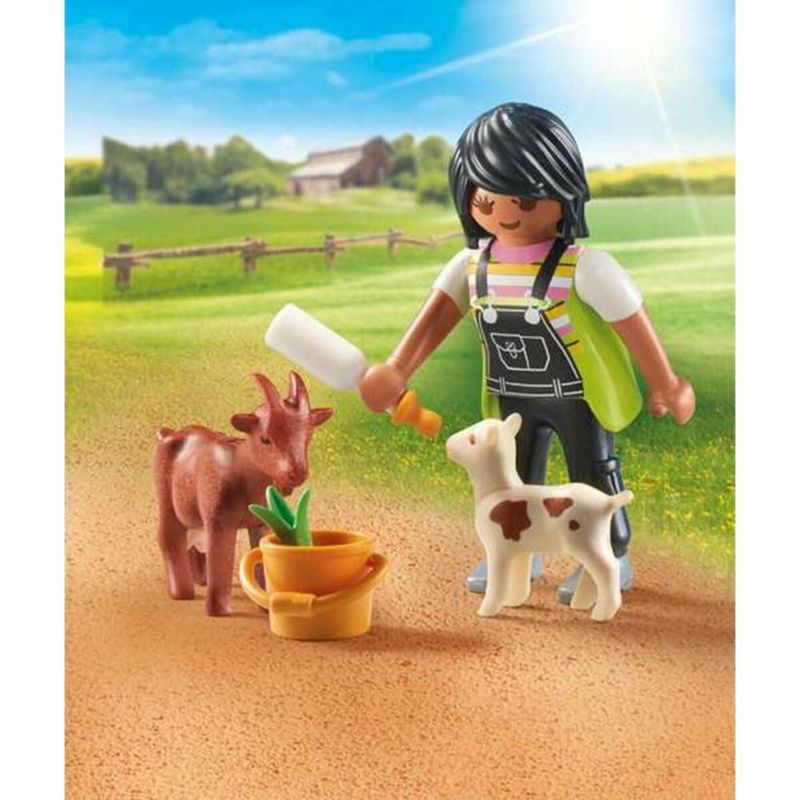 Playmobil Mujer con Cabras Edición Especial Accesorios Incluidos