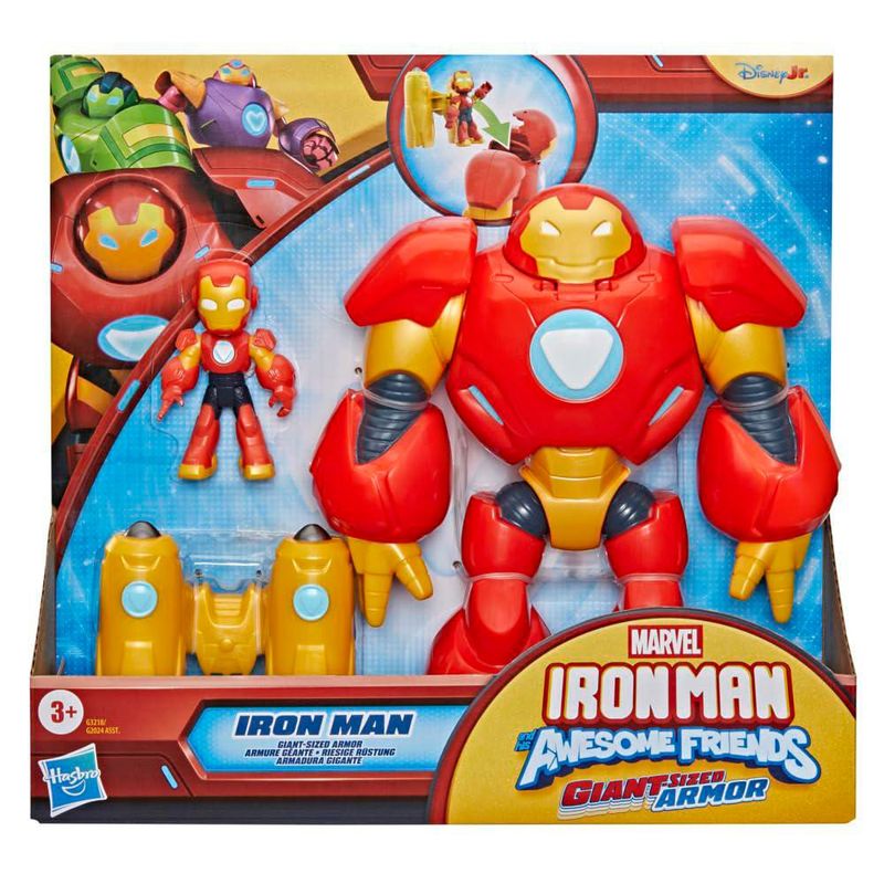 Iron Man and His Awesome Friends Set Disney Jr Giant Sized Armor