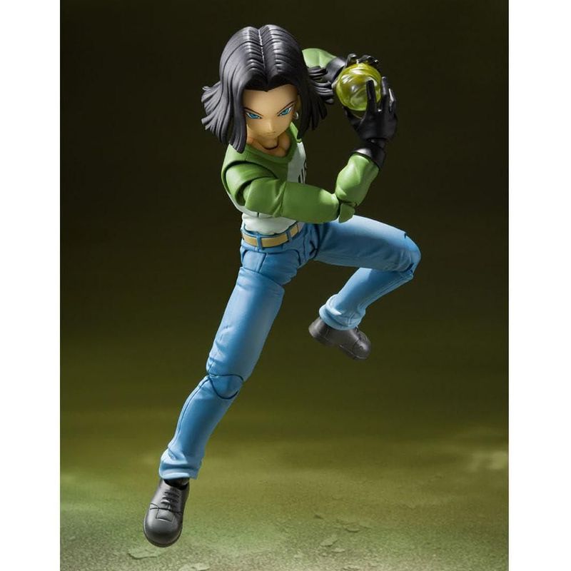 BANDAI Android 17 Universe Survival Saga Figura S H Figuarts
