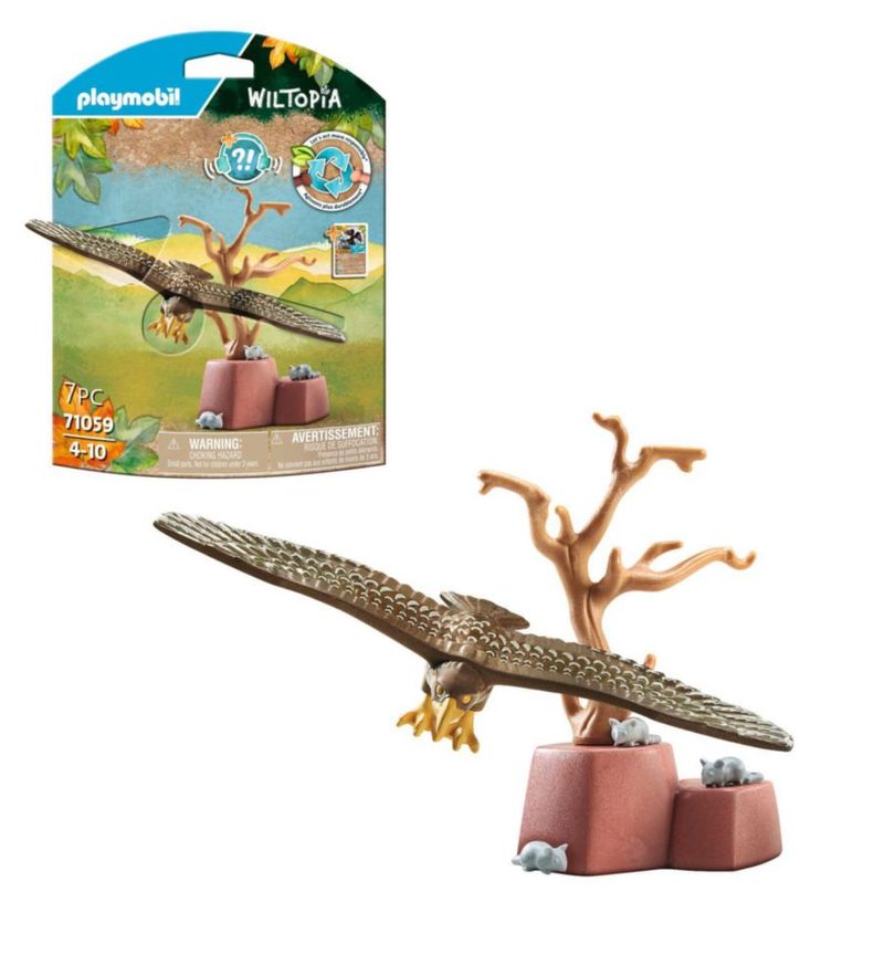 Playmobil Wiltopia Águila 7 Piezas Multicolor