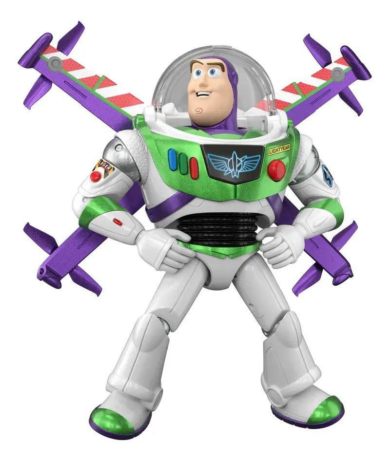 Buzz Lightyear Acción de Despegue Toy Story Mattel JMW27 30cm