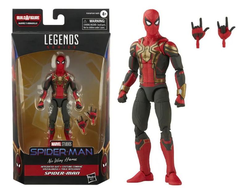 Figura de Acción Spiderman Marvel Legends Articulada 16cm Incluye