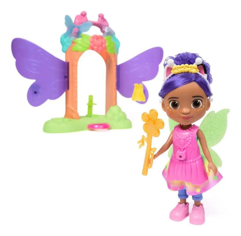 Muñeca Gabby s Dollhouse Fairylandia Spin Master 10 Piezas Articulada