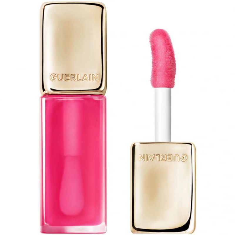 Aceite labial Guerlain Kiss Kiss Bee Glow 458 Rose Glow para mujer 10 ml