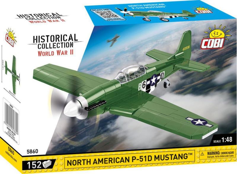 COBI North American P 51D Mustang 152 Piezas Militar