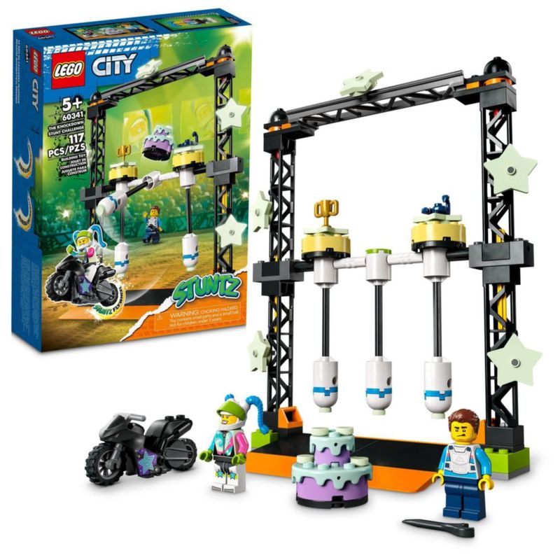 LEGO Kit City 60341 Desafío Acrobático Derribo 117 Piezas