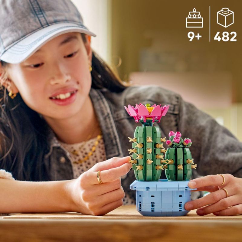 LEGO Botanicals Cactus en Flor Set de Construcción para Niños